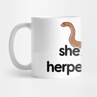 She/They Herpetologist - Snake Design Mug